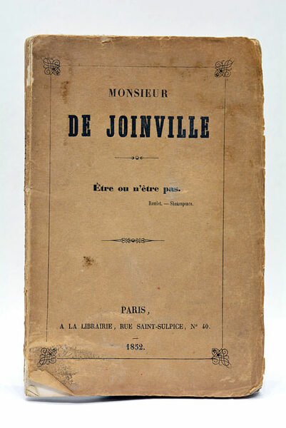 Monsieur de Joinville.