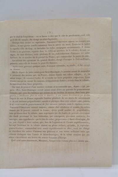 Réponse à MM. Les Colons de Saint-Domingue, qui habitent les …