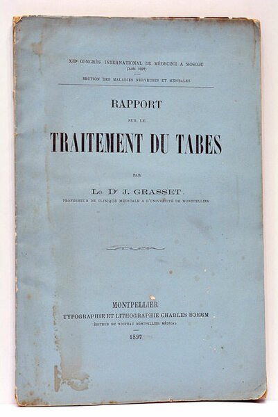 Rapport sur les traitements du Tabes.