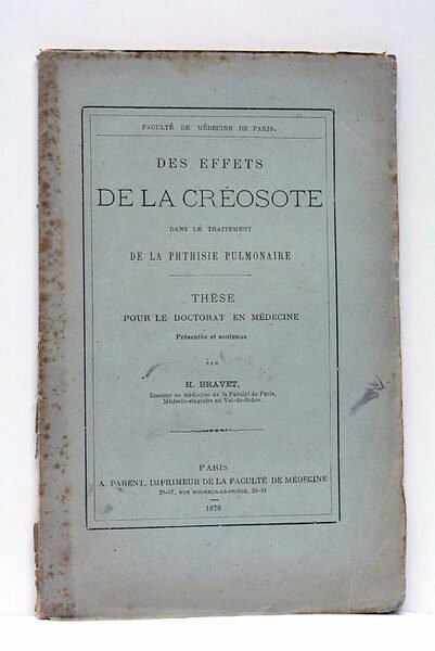 Des effets de la créosote dans le traitement de la …