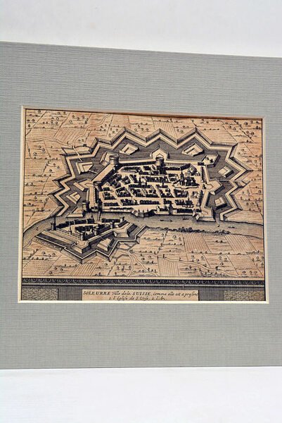 Soleurre Ville de la Suisse, comme elle est a present