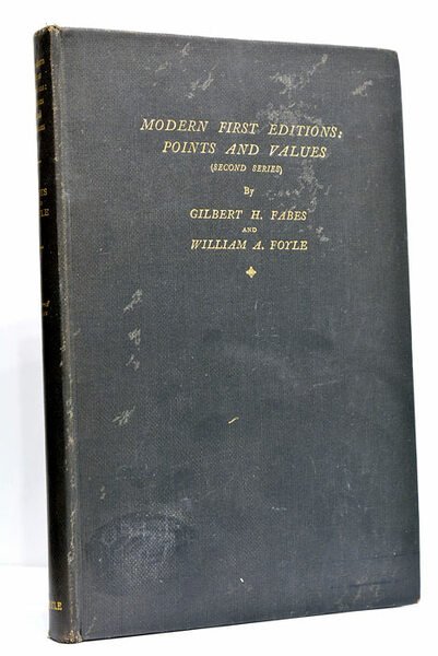 Modern first editions: Points and values.