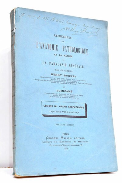 Recherches sur l'anatomie pathologique et la nature de la paralysie …