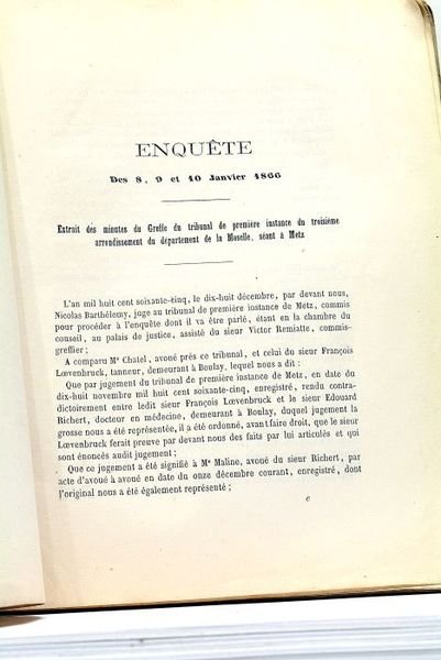HISTOIRE Complète d'un Procés intenté à un Docteur en Médecine …