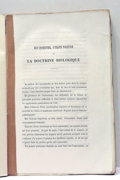 Nouvelle Doctrine Médicale ou Doctrine Biologique.