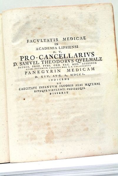 Dissertatio Inauguralis Medica qua Indurationem Partium Prematuram.
