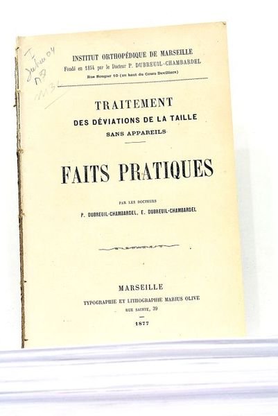 Traitement des Déviations de la Taille sans Appareils. Faits Pratiques.