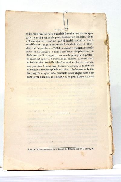 Des Principaux Procédés d'Extraction de la Cataracte et de leur …