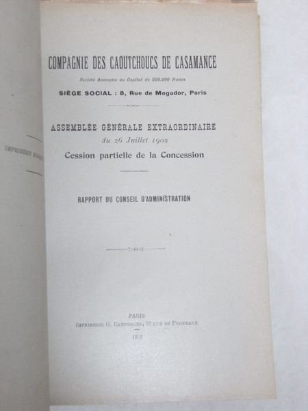 Concession Coloniale. Droits et Obligations qui en résultent. Etude sur …