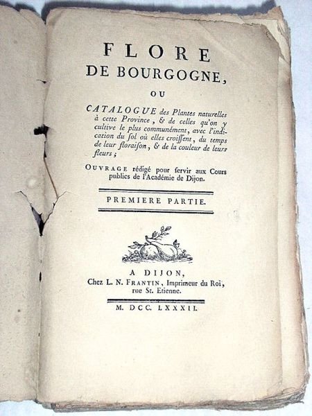 Flore de Bourgogne ou Catalogue Raisonné des Plantes Naturelles à …