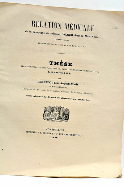 Relation Médicale de la campagne du vaisseau l'Alger dans la …