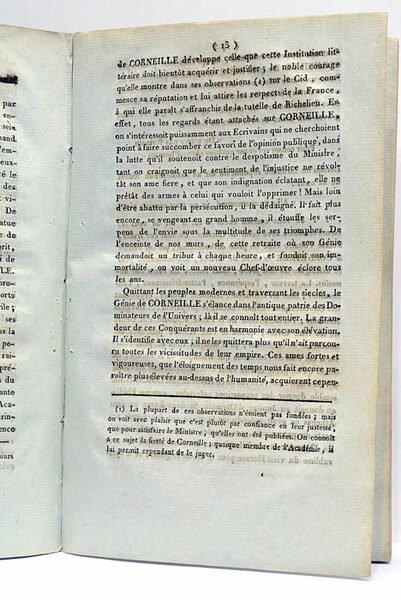 Discours. sur cette question: quelle a été l'influence du Grand …