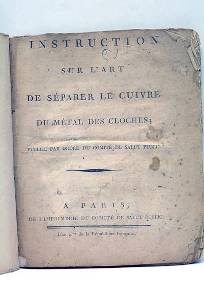 INSTRUCTION sur l'Art de Séparer le Cuivre du métal des …