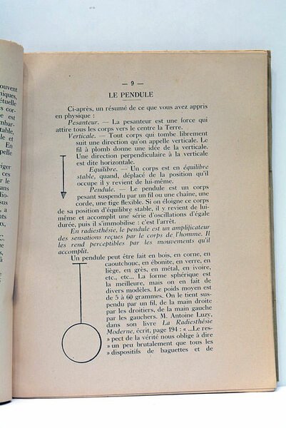 Radiesthésie. Notions Fondamentales. Géomancie Chinoise. Magie- Symboles - Mystères.