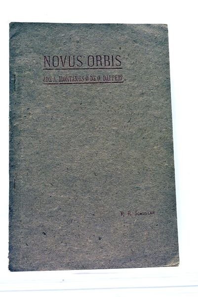 Novus Orbis (De A. Montanus o de O. Drapper?).
