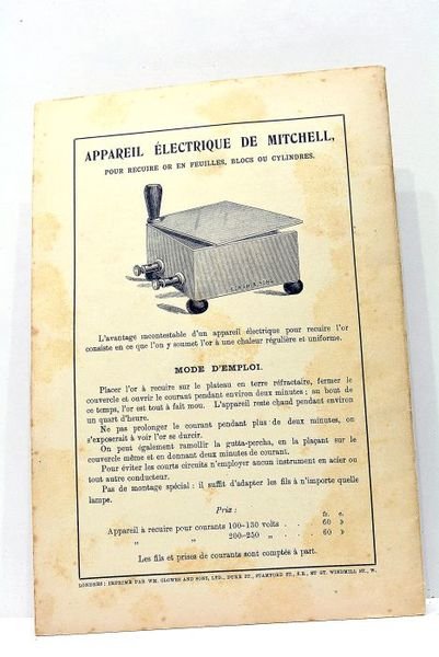 Prix-Courant des Divers Plombages en Usage, et des Métaux Précieux.