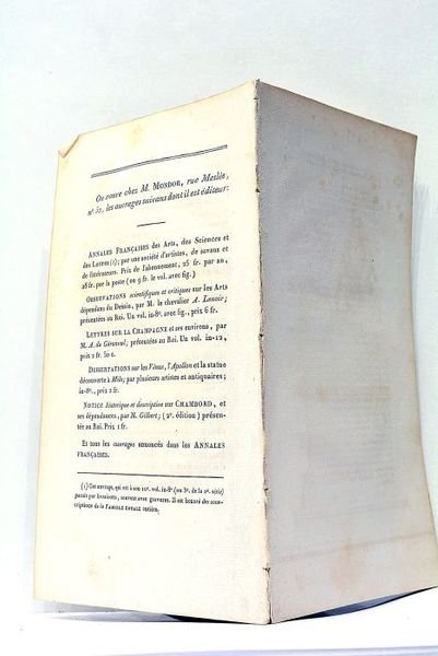 Notice sur la Nouvelle Statue Equestre de Louis XIV, fondue …