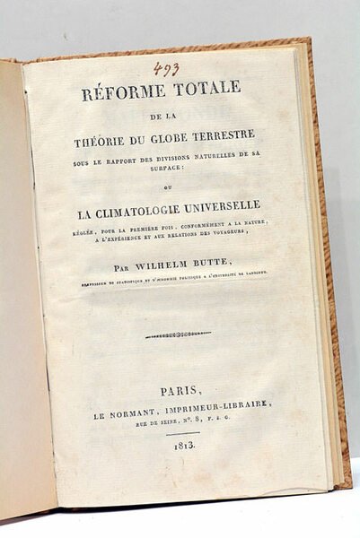 Réforme totale de la Théorie du Globe Terrestre sous le …