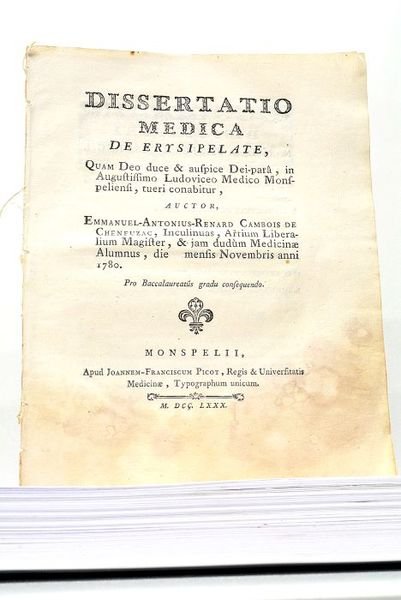 Dissertatio Medica de Erysipelate.