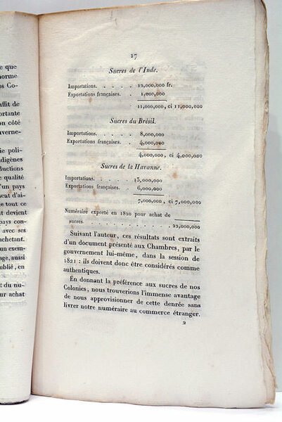 Mémoire sur les effets désastreux pour les Colonies Françaises du …