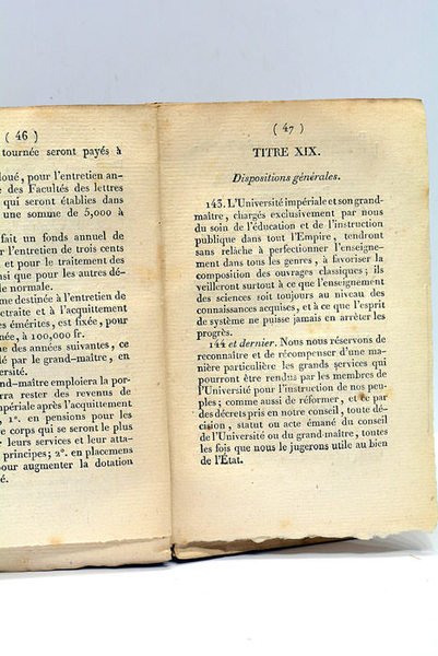 RECUEIL des Lois et Décrets sur l'Enseignement, rendus jusqu'au 15 …
