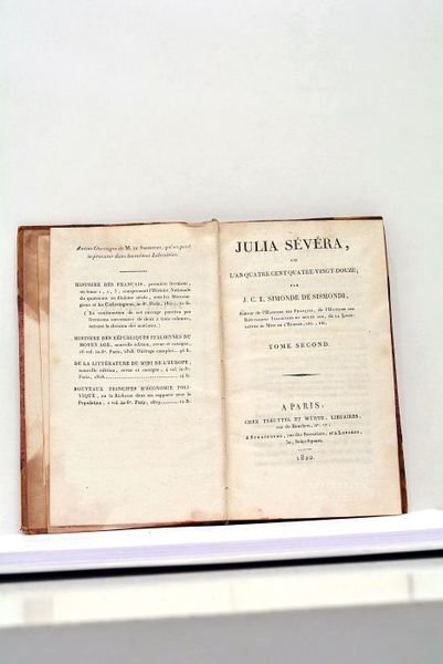 Julia Sévéra, ou l'An quatre cent quatre-vingt-douze.