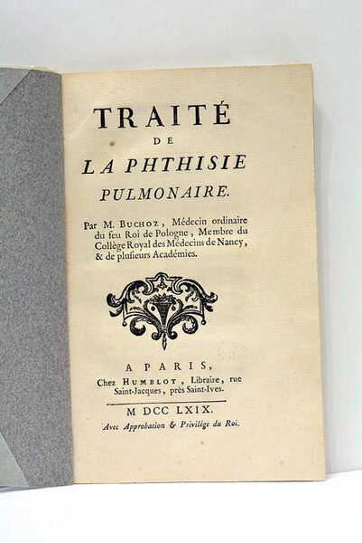 Traité de la Phthisie Pulmonaire.