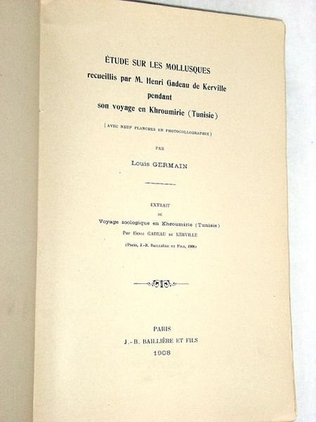 Etudes sur les mollusques recueillis par M. Henri Gadeau de …