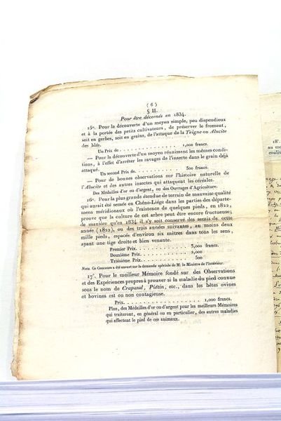 PROGRAMME DE LA SÉANCE PUBLIQUE du dimanche 10 avril 1831, …