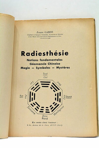 Radiesthésie. Notions Fondamentales. Géomancie Chinoise. Magie- Symboles - Mystères.