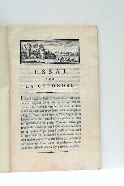 Essai sur la Chlorose.