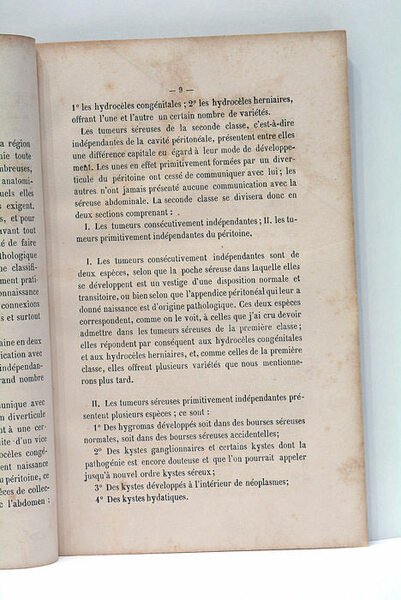 Des Collections Séreuses et Hydatiques de l'Aine.