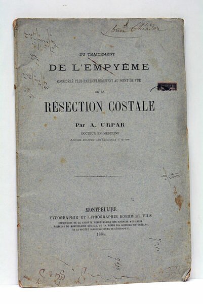 Du Traitement de l'Empyème considéré plus particulièrement au point de … | Immagine principale