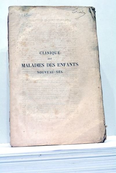Clinique des Maladies des Enfants Nouveau-Nés.