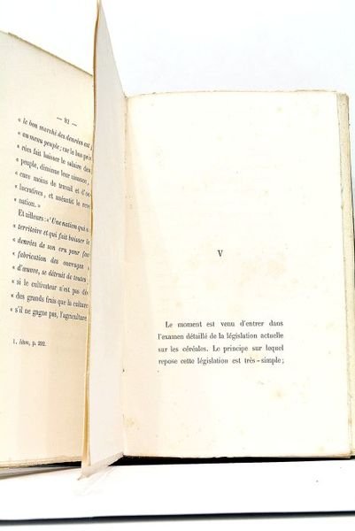 La Protection Agricole et les Lois sur les Céréales. Paris, …