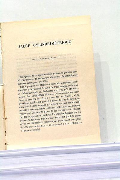 Jauge Cylindrimétrique.