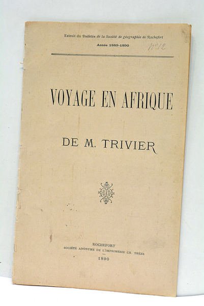 Voyage en Afrique.