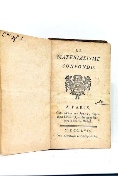 MATERIALISME (Le) confondu.