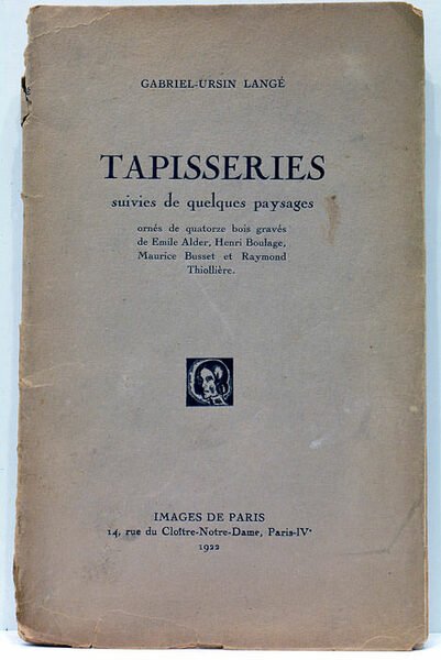 Tapisseries suivies de quelques paysages ornés de quatorze bois gravés …