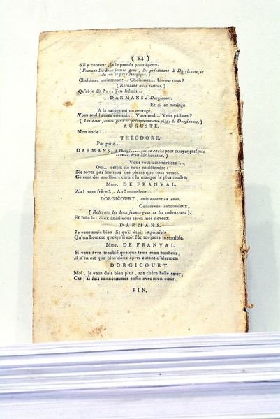 L'incertitude Maternelle, ou le Choix Impossible, Comédie en un acte …