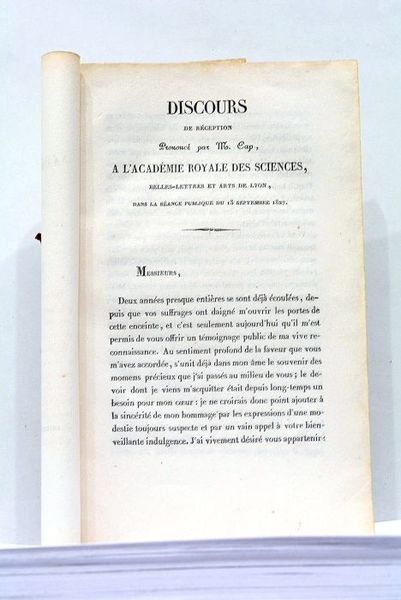 Discours de Réception Prononcé à l'Académie Royale des Sciences, Belles-Lettres …