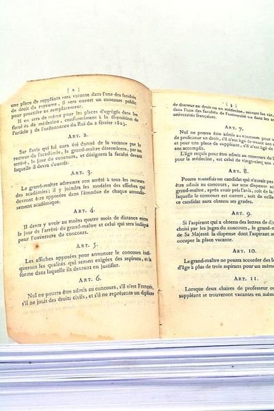 UNIVERSITE de France. Extrait du Registre des délibérations du Conseil …