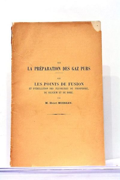 Sur la Préparation des Gaz Purs. Sur les Points de …