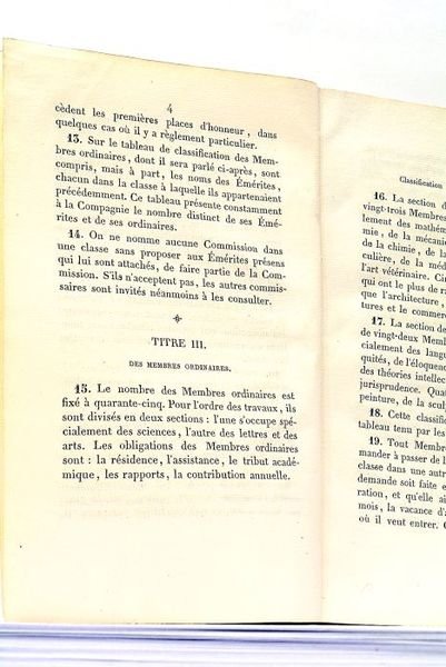 REGLEMENS de l'Académie des Sciences, Belles-Lettres et Arts de Lyon, …