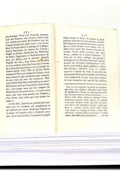 Quintius Capitolinus. Aux Romains, Extrait du troisième Livre de Tite-Live.