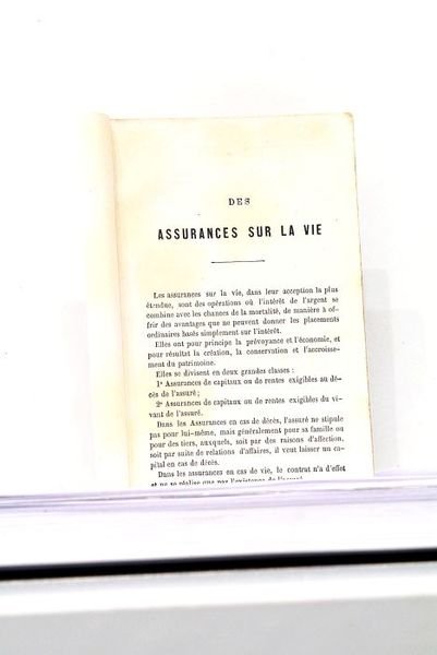 La Fortune par les Assurances sur la Vie. Seizième Edition.