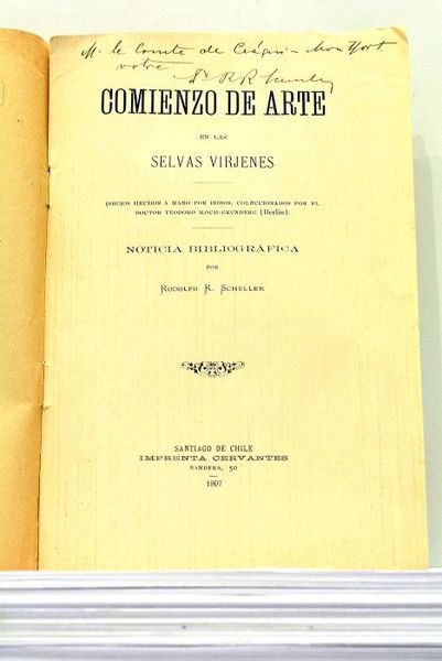 Comienzo de Arte en las Selvas Virjenes. Dibujos hechos a …