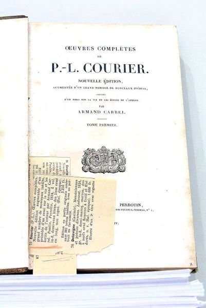 Oeuvres Complètes. Nouvelle édition, augmentée d'un grand nombre de morceaux …