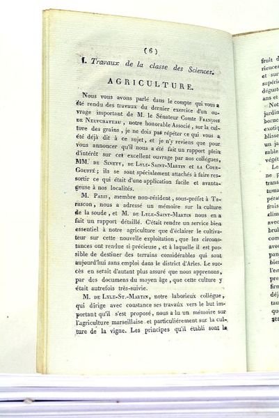 Notice des Travaux de l'Académie des Sciences, Lettres et Arts …