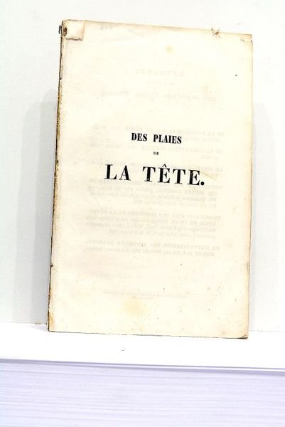 Des Plaies de la Tête.